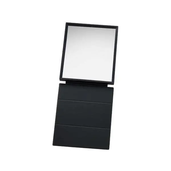 Ogledalo kozmetičko Sibel s postoljem 23 x 32 cm - Crno (Outlet) - Slika 2