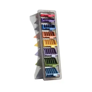 Češljić za mašinicu Wahl Pvc Color sa stalkom - Set 8 kom