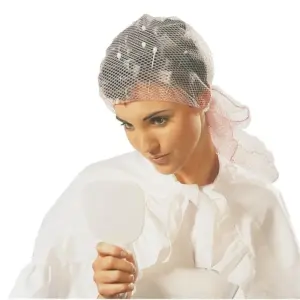 Mrežica za kosu trokutasta Sibel Resille - Smeđa