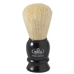 Četka za brijanje Omega prirodna dlaka - Classic Crna