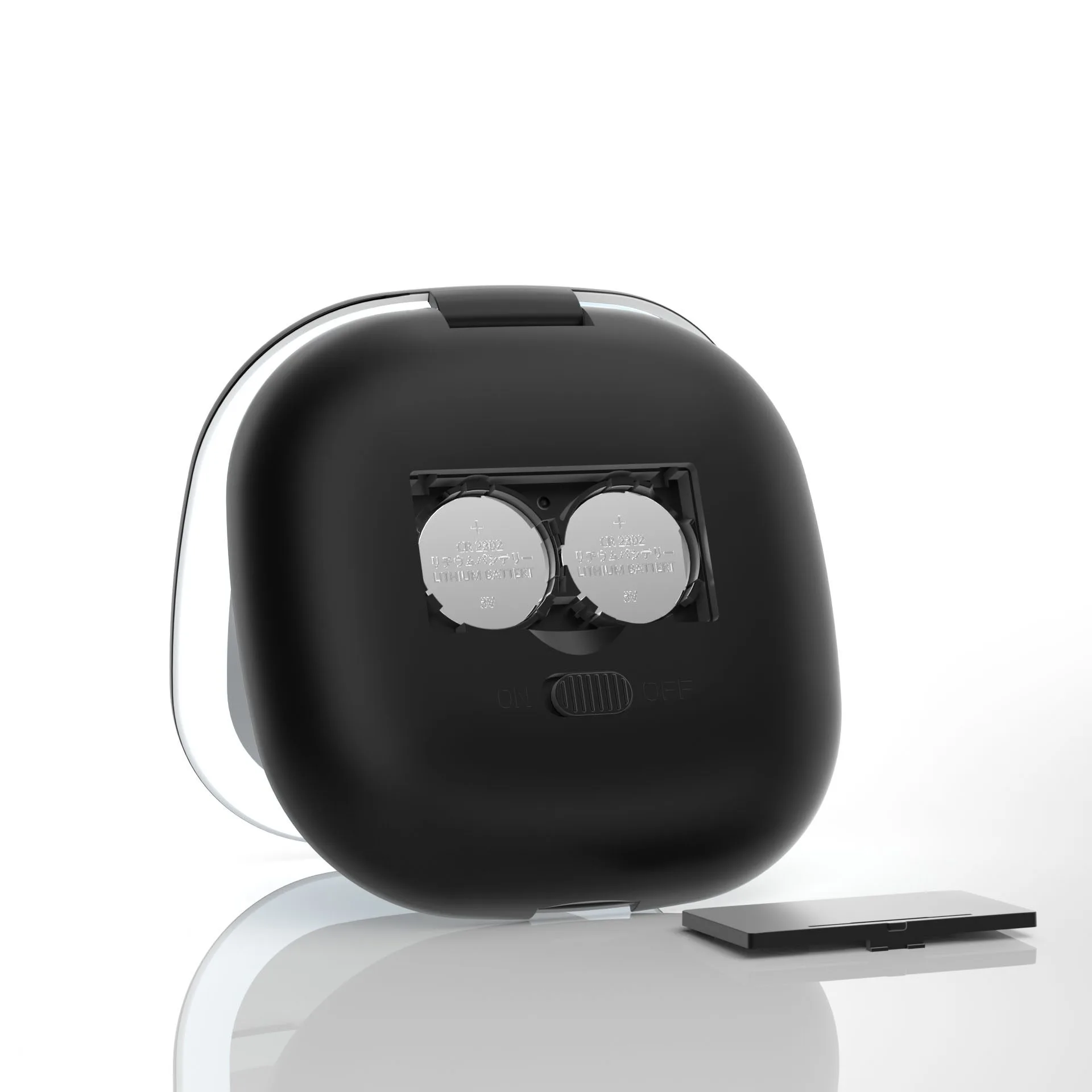 Ogledalo Smile LED dvostrano, 5X, Aku Usb C preklopno kvadratno 9 x 9 cm - Crno (X) - Slika 3
