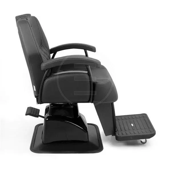 Stolica frizerska Muška Berberska Alpeda Crna - Black Edition Hercules - Slika 3