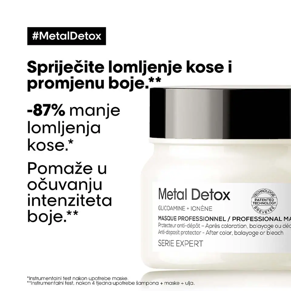 Maska za kosu Loreal SE Metal Detox - 250 ml (R) - Slika 2