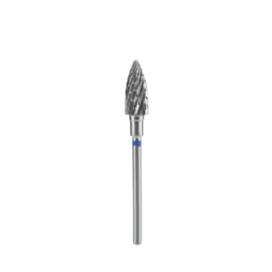 Nastavak za brusilicu Staleks Karbidni Plavi 6,0 mm - Konusni zaobljeni