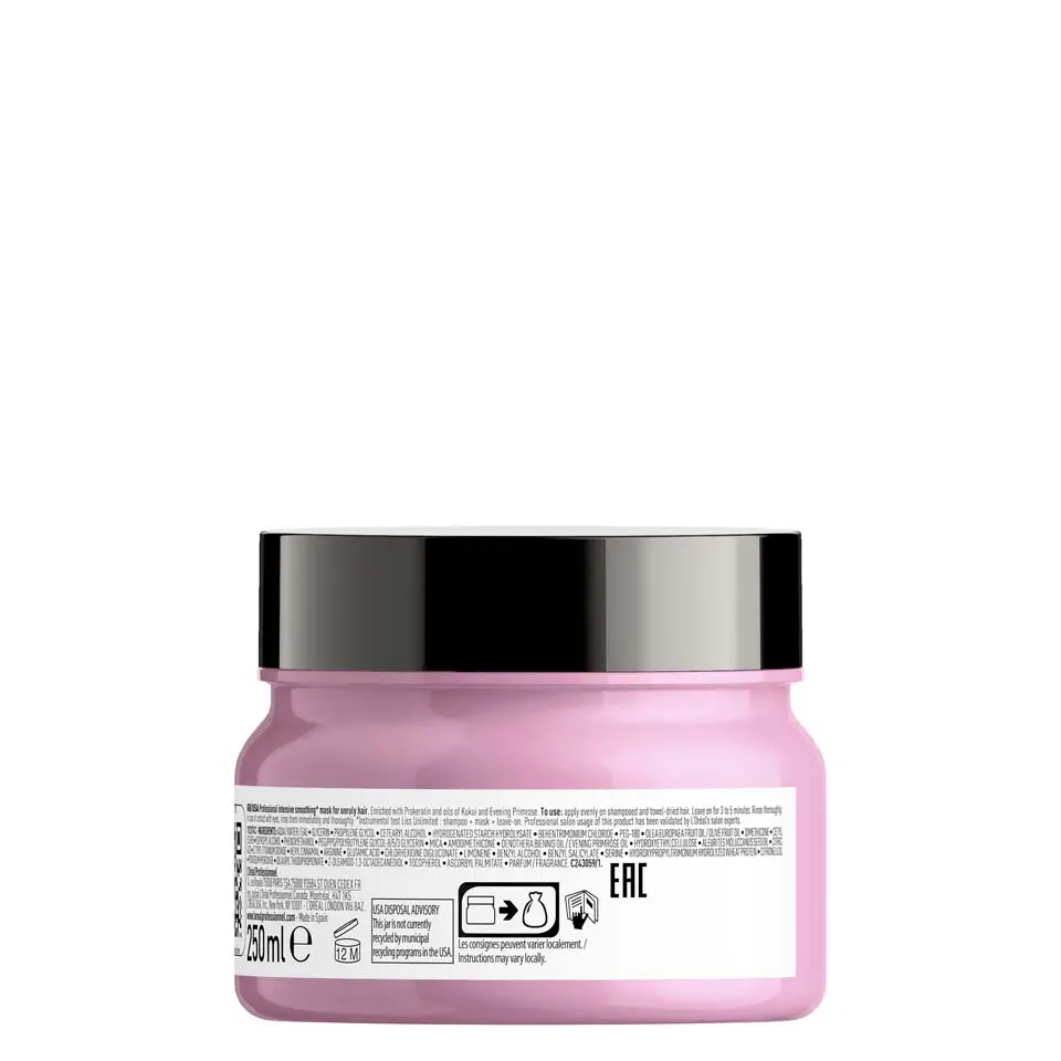 Maska za nediscipliniranu kosu Loreal SE Liss Unlimited - 250 ml (R) - Slika 2