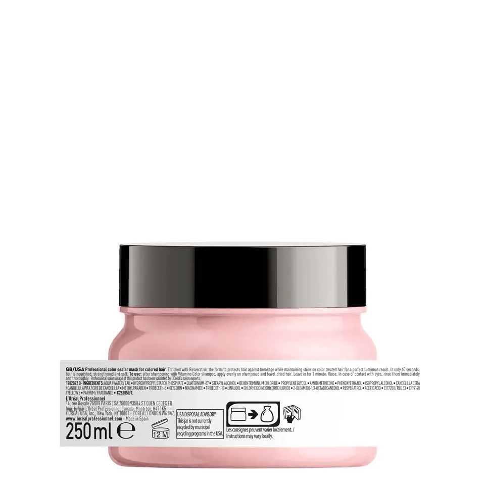 Maska za obojenu kosu Loreal SE Vitamino Color - 250 ml (R) - Slika 3