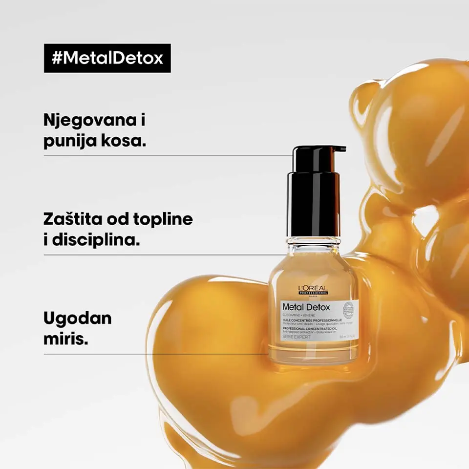Ulje za kosu Loreal SE Metal Detox - 50 ml (R) - Slika 11