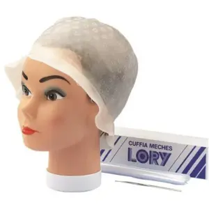 Kapa za pramenove Sibel Latex Lory - Prozirna