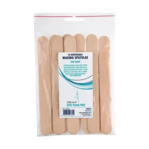 Lopatica za vosak Špatula Drvena Sibel Epil Hair 15 x 1,8 cm - 10 kom