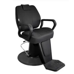 Stolica frizerska Muška Berberska Alpeda Crna - Black Edition