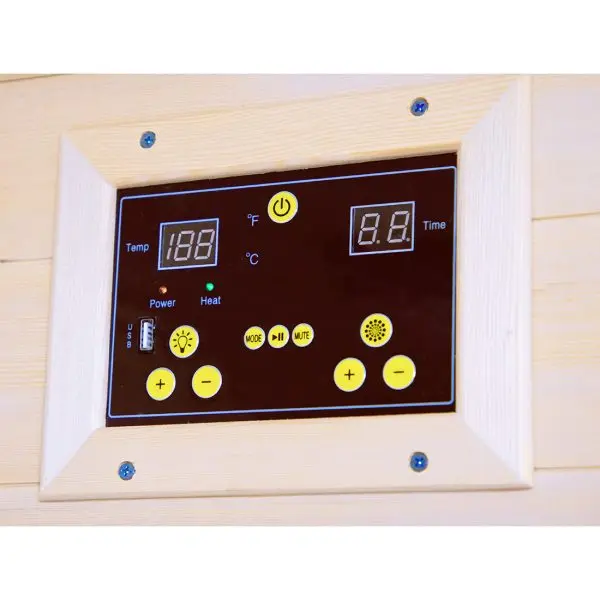 Sauna za dvije osobe Diva Wellness - Infracrvena - Slika 9
