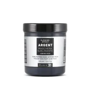 Maska za oštećenu i lomljivu kosu Black Argent Glowing Effect - 1000 ml