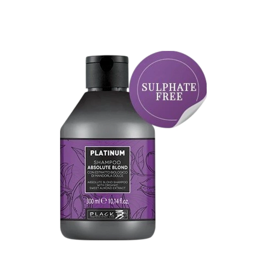 Šampon protiv žutila Black Platinum Absolute Blond bez sulfata - 300 ml