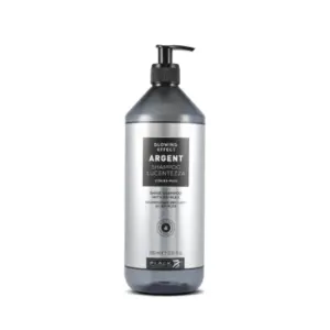 Šampon za oštećenu i lomljivu kosu Black Argent Glowing Effect - 1000 ml