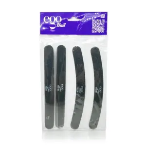 Turpija za nokte Bumerang + Ravna Ego Nail Ciese 4 kom - Crna  (Outlet)
