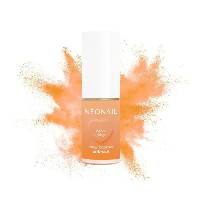 Prah za nokte Baby Boomer NeoNail Airbrush 5 g - Neon Orange - Slika 3