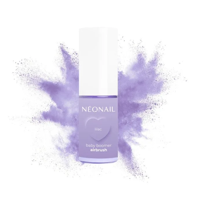 Prah za nokte Baby Boomer NeoNail Airbrush 5 g - Lilac - Slika 3