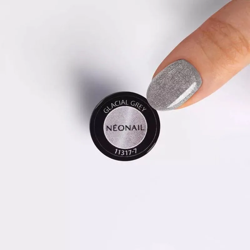 UV Gel Lak za nokte NeoNail Cat Eye 7,2 ml - Glacial Grey - Slika 2