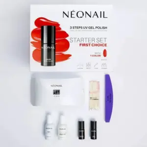 Set UV gel lak NeoNail sa lampom 7 u 1 - Starter First Choice