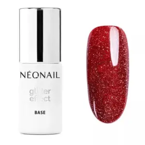 Baza temeljni premaz za UV gel NeoNail 7,2 ml - Glitter Red Shine (Outlet)