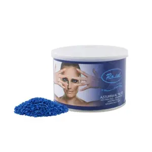Vosak za depilaciju u limenci 400 ml Roial - Azzurra Talc (X)