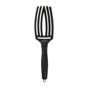 Četka za raščešljavanje Olivia Garden Fingerbrush - Nylon Black Onyx M (X)