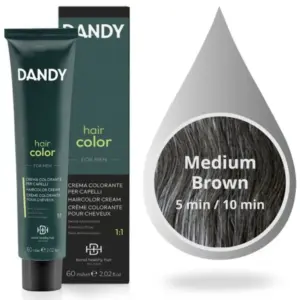 Boja za kosu Muška Dandy 60 ml - 4 Medium Brown