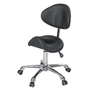 Stolica pomoćna s naslonom Marvento Saddle - Crna