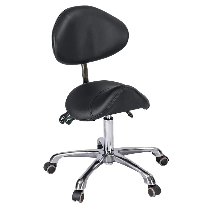 Stolica pomoćna s naslonom Marvento Saddle - Crna - Slika 6