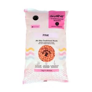 Vosak za depilaciju u perlama 1 kg Depileve - Bio Pink