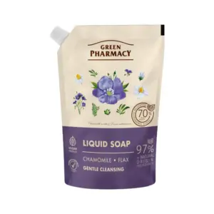 Sapun za ruke tekući Green Pharmacy 460 ml - Chamomile and Flax (X)