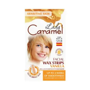 Trakice za depilaciju s voskom Lady Caramel Lice Vanilla - 12 kom