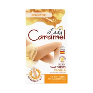 Trakice za depilaciju s voskom Lady Caramel Tijelo Vanilla - 16 kom
