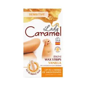 Trakice za depilaciju s voskom Lady Caramel Bikini Vanilla - 12 kom