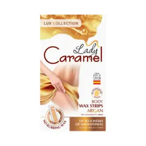 Trakice za depilaciju s voskom Lady Caramel Tijelo Argan - 16 kom