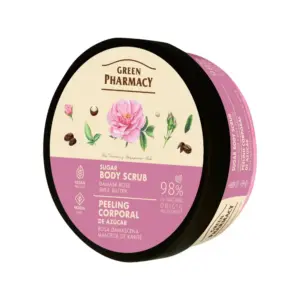Piling za tijelo Green Pharmacy Sugar Body Scrub 200 ml - Damask Rose and Shea Butter
