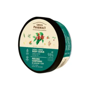 Piling za tijelo Green Pharmacy Sugar Body Scrub 200 ml - Green Coffee and Ginger Oil