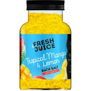 Sol za kupanje i pedikuru Fresh Juice 700 g - Tropical Mango & Lemon