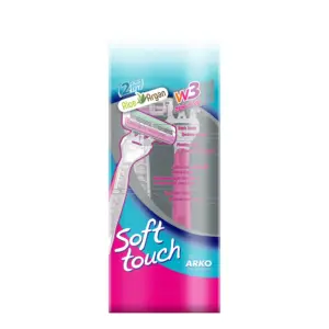 Žileti za brijanje Arko Women 3 Soft Touch - 2 kom (Outlet) (Outlet)