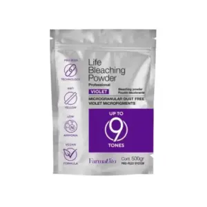 Blanš za kosu Life Color do 9 tonova Vrećica Violet - 500 g