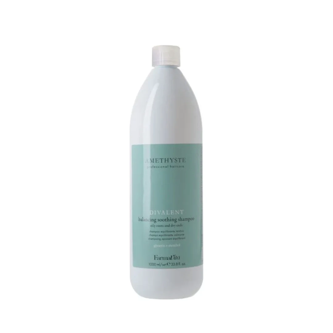 Šampon za masno vlasište i suhe vrhove Amethyste Divalent - 1000 ml