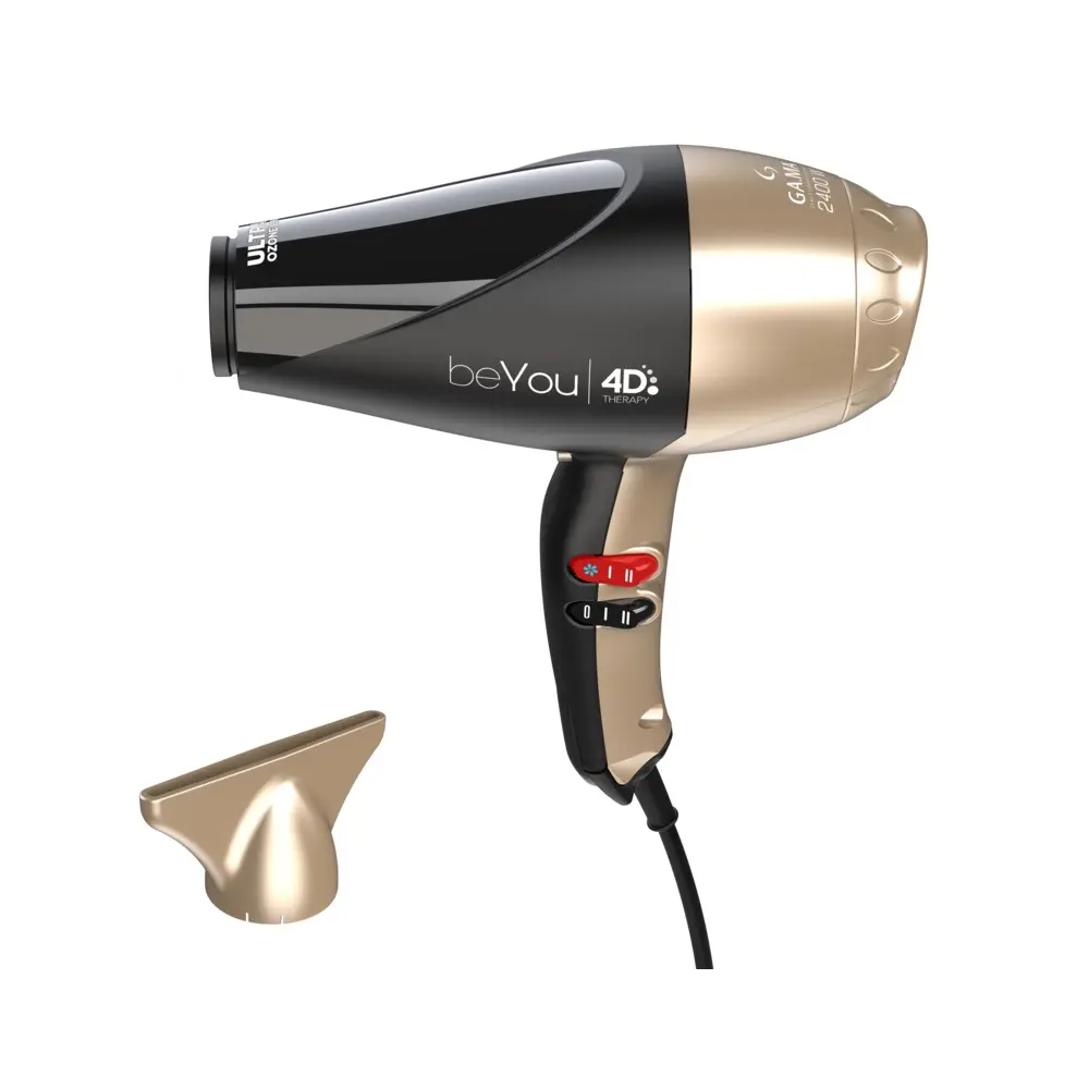 Fen za kosu Gama Pluma Compact beYou 4D 2400 W - Gold (N) - Slika 2