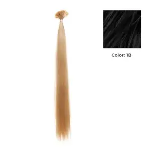 Ekstenzije s keratinom prirodna kosa Mayer Hair 10 kom 50/55 cm - 1B