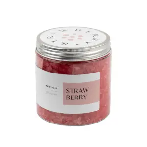 Sol za kupanje i pedikuru Greenum 600 g - Strawberry (X)