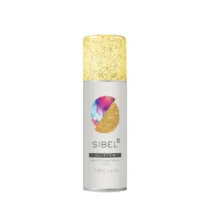 Sprej za kosu u boji Sibel Hair Colour Glitter 125 ml - Zlatni