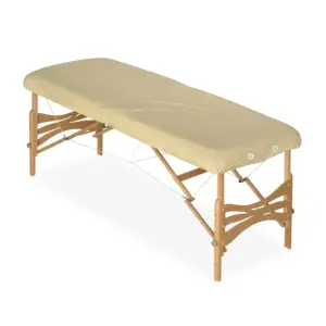 Prekrivač za ležaj Poliester Habys Vodonepropusni s gumom 70 x 184 cm - Espirit Beige (Outlet)