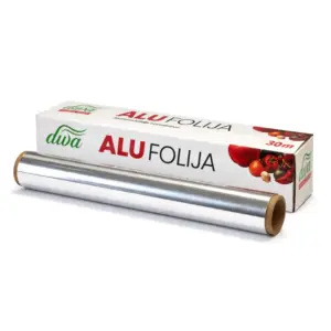 Folija za domaćinstvo Aluminijska Diva 10 my 30 cm 260 g - 30 m