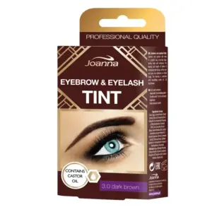 Boja za obrve i trepavice Joanna Tint 15 ml - Tamnosmeđa