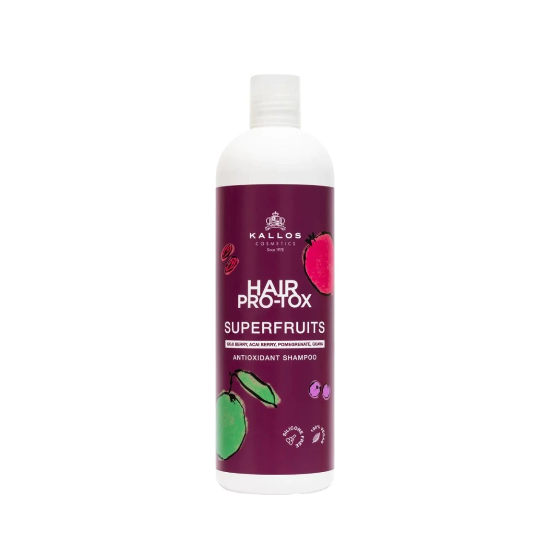Šampon za suhu kosu Kallos Pro-Tox Superfruit - 1000 ml