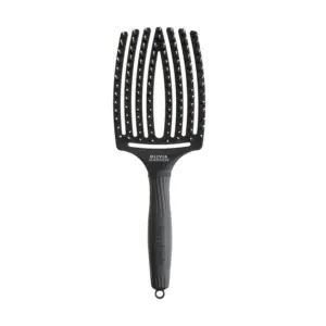 Četka za raščešljavanje Olivia Garden Fingerbrush Nylon Mix - Crna L (N)